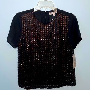 NANETTE Lepore Sequin Blouse - S - NWT